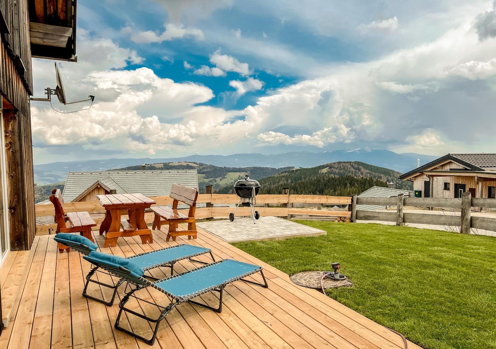 1A Chalet Eck - Wandern, Grillen, Panorama Sauna! Klippitztorl Eksteriør billede